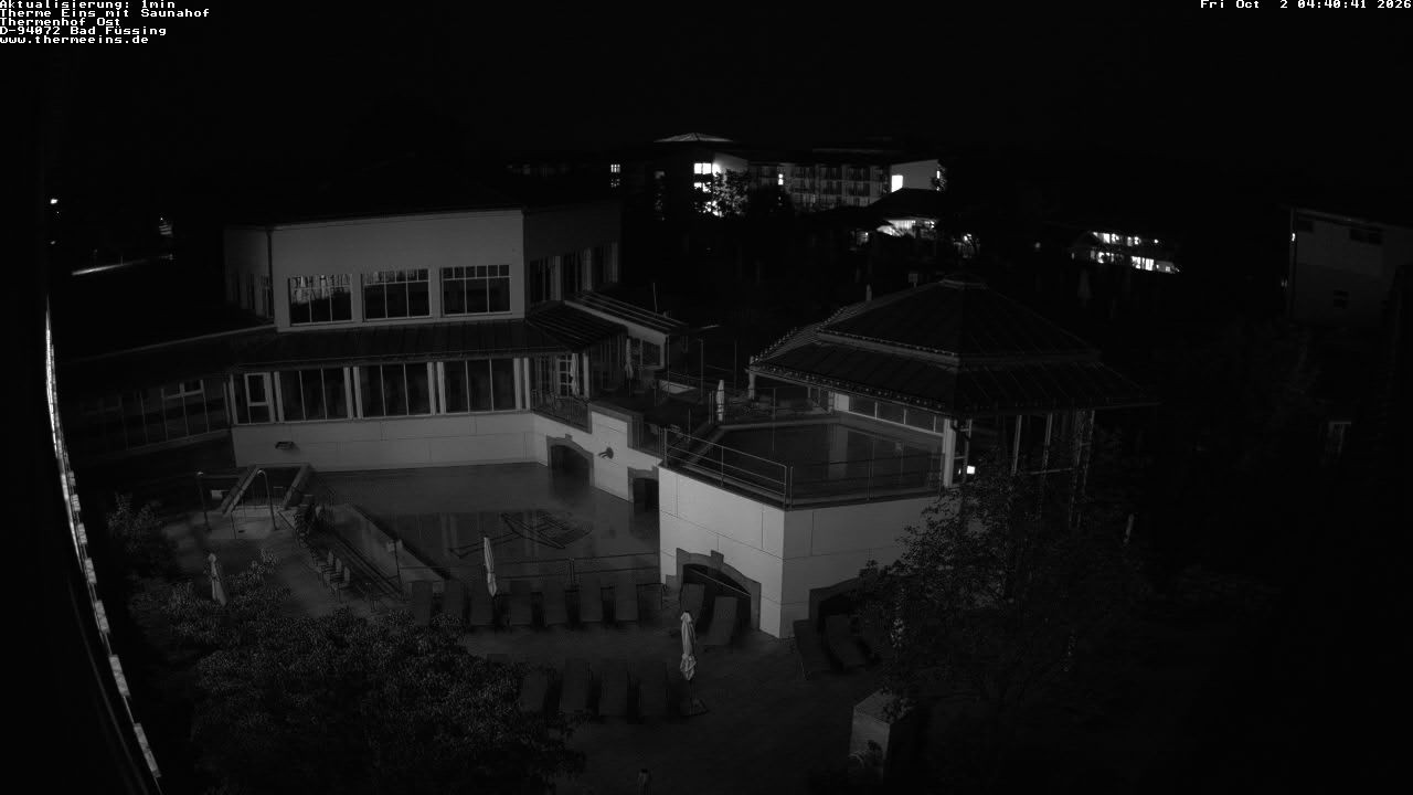 Archiv Foto Webcam Bad Füssing: Therme Eins - Thermenhof Ost