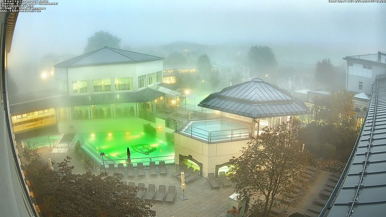 Archiv Foto Webcam Bad Füssing: Therme Eins - Thermenhof Ost