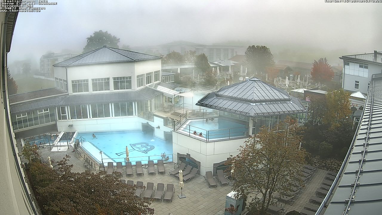 Archiv Foto Webcam Bad Füssing: Therme Eins - Thermenhof Ost