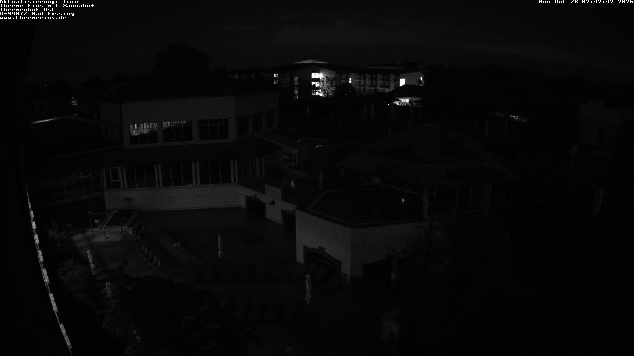 Archiv Foto Webcam Bad Füssing: Therme Eins - Thermenhof Ost
