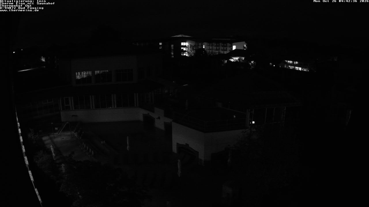 Archiv Foto Webcam Bad Füssing: Therme Eins - Thermenhof Ost