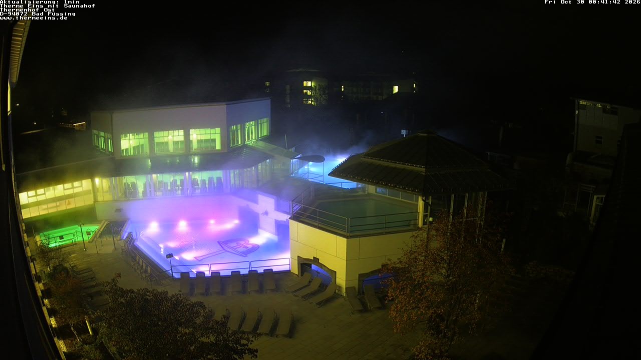Archiv Foto Webcam Bad Füssing: Therme Eins - Thermenhof Ost