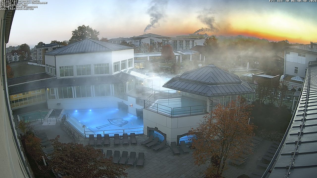 Archiv Foto Webcam Bad Füssing: Therme Eins - Thermenhof Ost