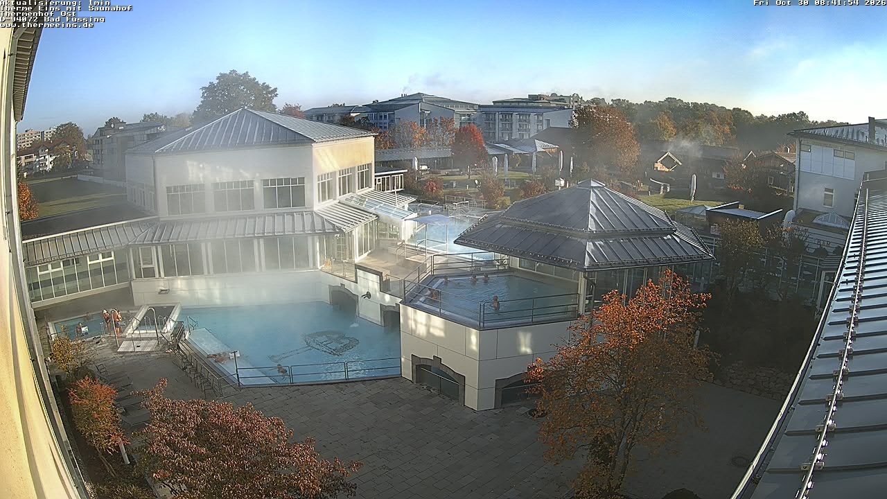 Archiv Foto Webcam Bad Füssing: Therme Eins - Thermenhof Ost