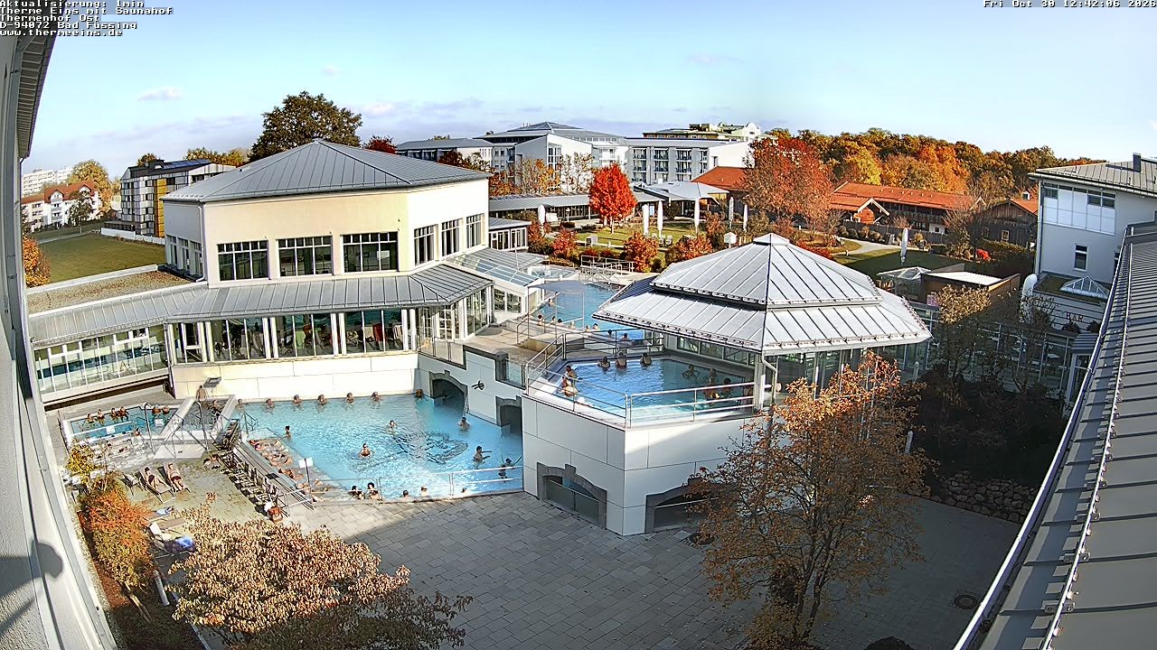 Archived image Webcam Bad Füssing: Thermal Bath 1 - East