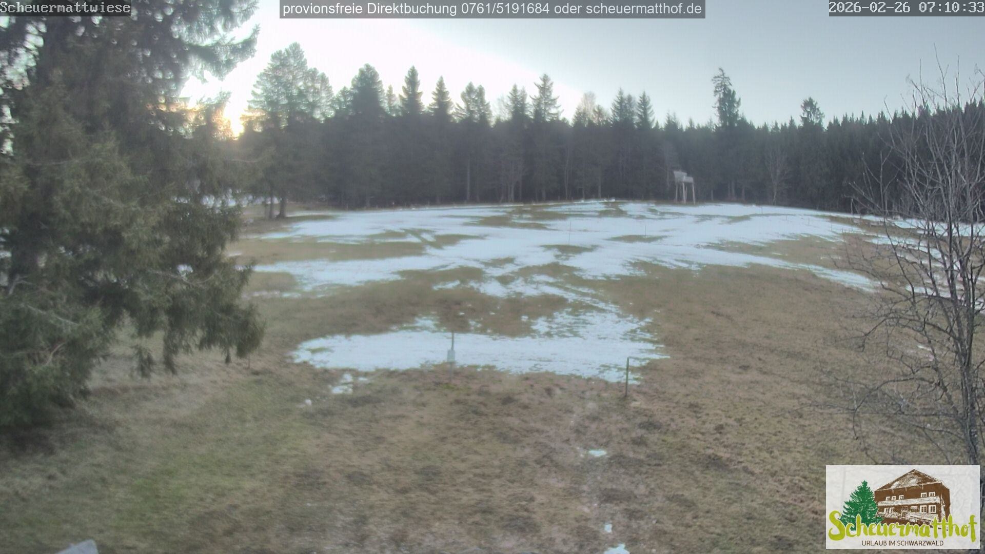 Archived image Webcam Todtnauberg - Scheuermatthof