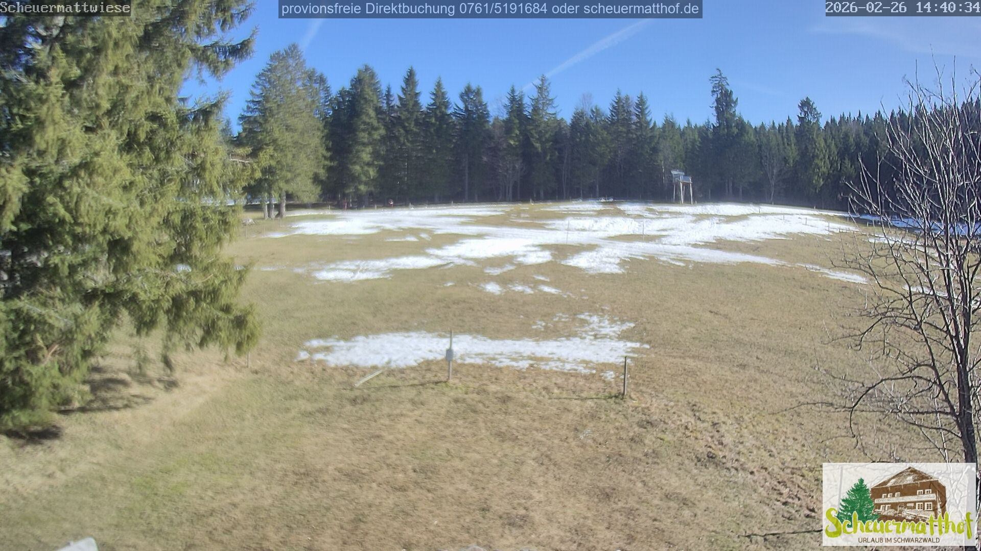 Archived image Webcam Todtnauberg - Scheuermatthof