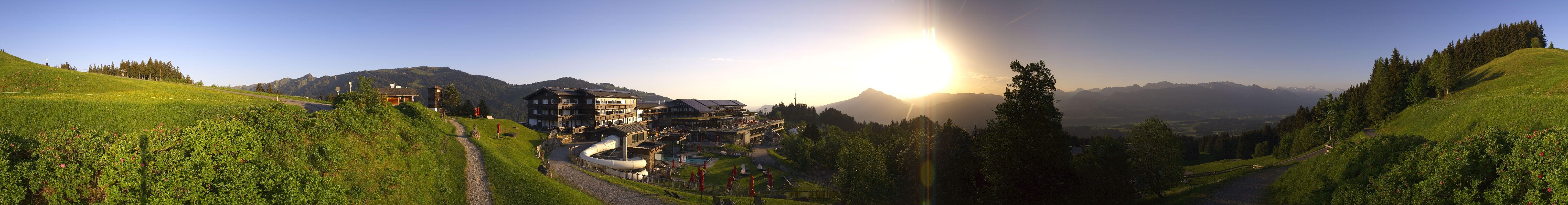 Archived image Webcam Hotel Allgäuer Berghof near Ofterschwang