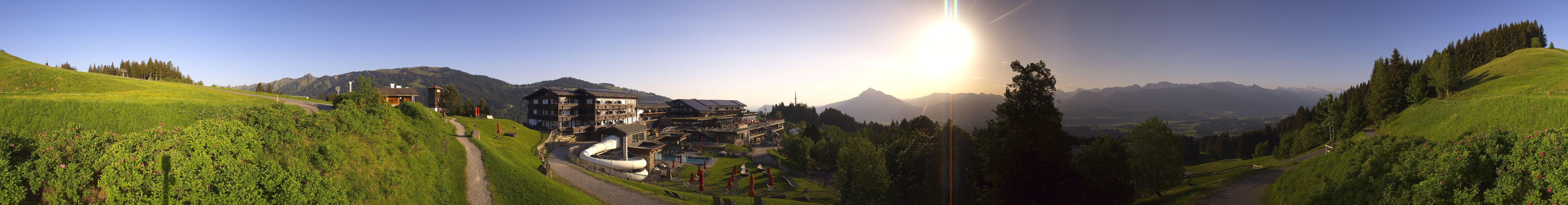 Archived image Webcam Hotel Allgäuer Berghof near Ofterschwang