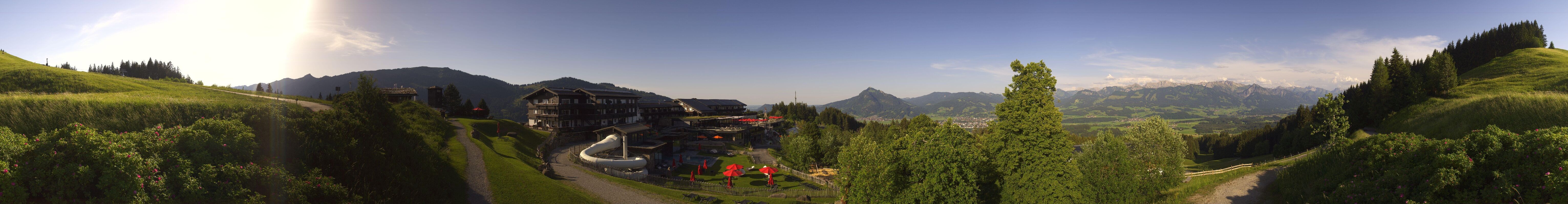 Archived image Webcam Hotel Allgäuer Berghof near Ofterschwang