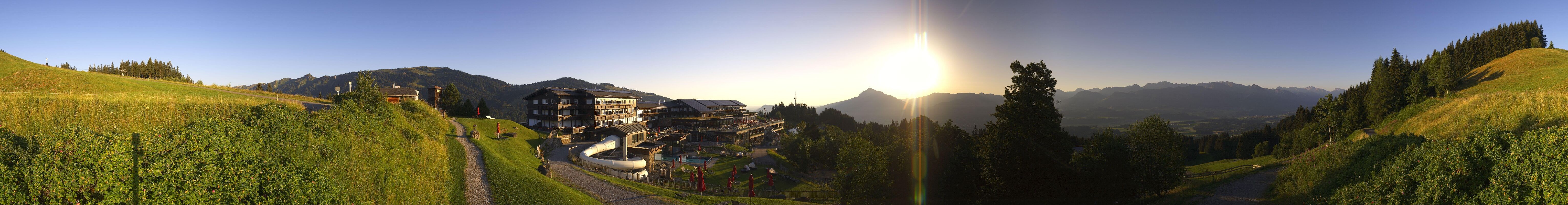 Archived image Webcam Hotel Allgäuer Berghof near Ofterschwang