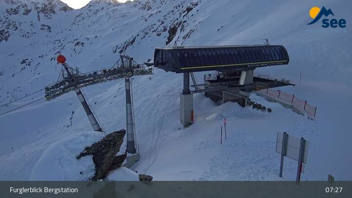 Archived image Webcam See - Top station Furglerblick