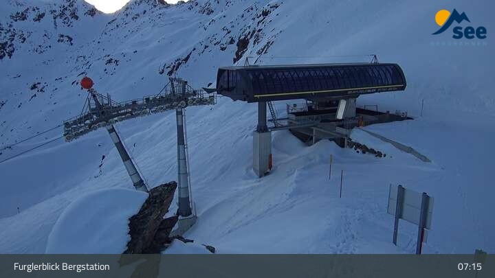 Archiv Foto Webcam See im Paznaun - Bergstation Furglerblick