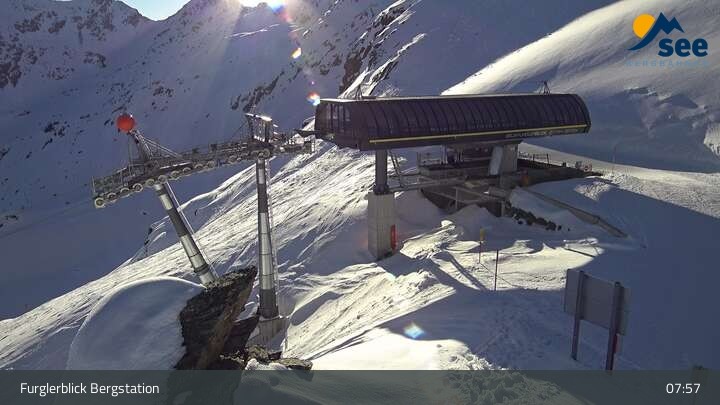 Archived image Webcam See - Top station Furglerblick