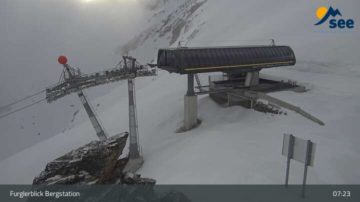 Archiv Foto Webcam See im Paznaun - Bergstation Furglerblick