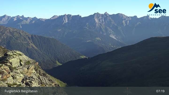 Archiv Foto Webcam See im Paznaun - Bergstation Furglerblick