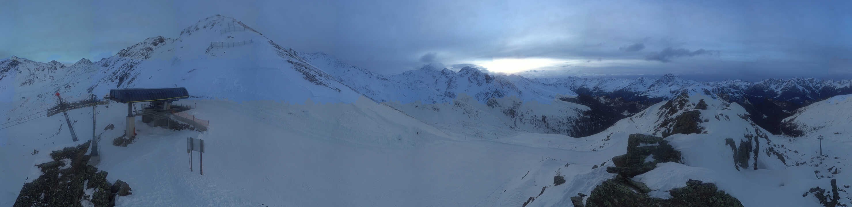 Archiv Foto Webcam See in Tirol - Panorama Furglerblick-Bergstation