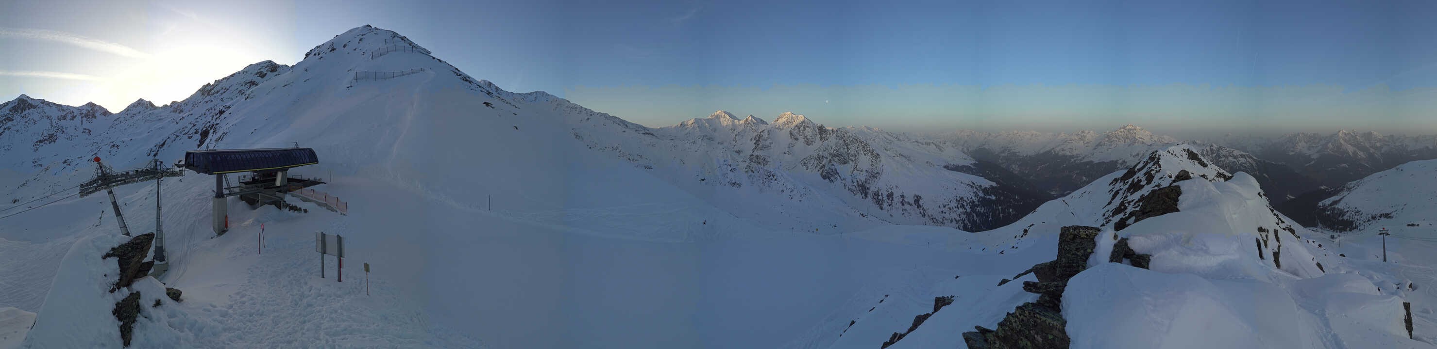 Archiv Foto Webcam See in Tirol - Panorama Furglerblick-Bergstation