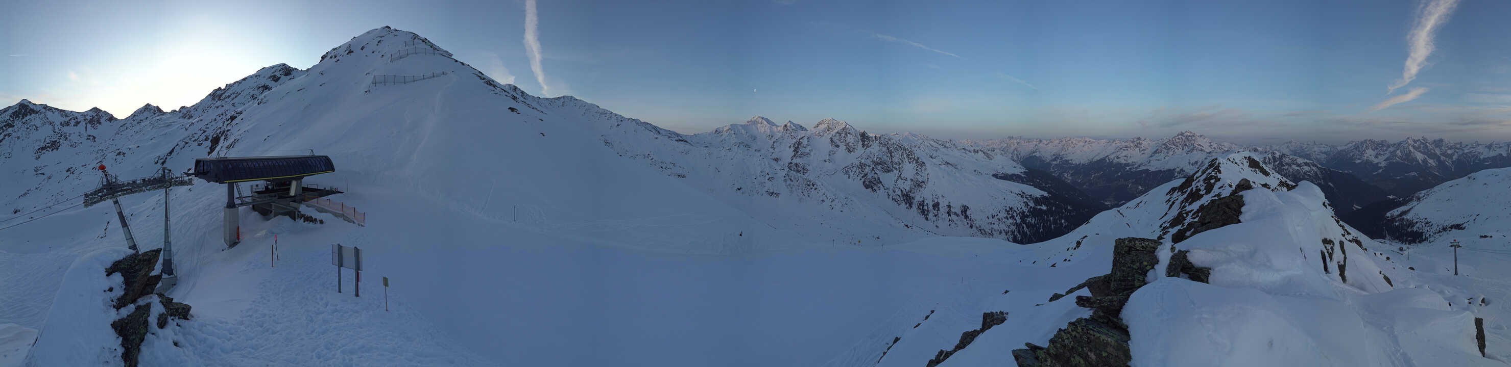 Archiv Foto Webcam See in Tirol - Panorama Furglerblick-Bergstation