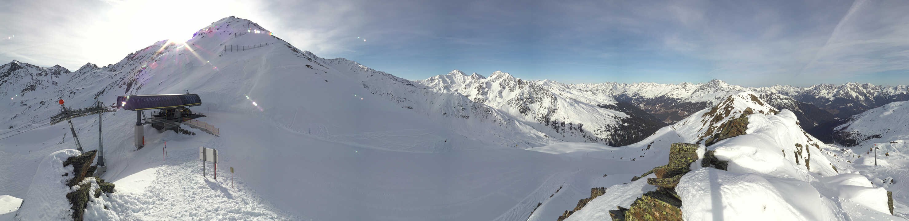 Archiv Foto Webcam See in Tirol - Panorama Furglerblick-Bergstation