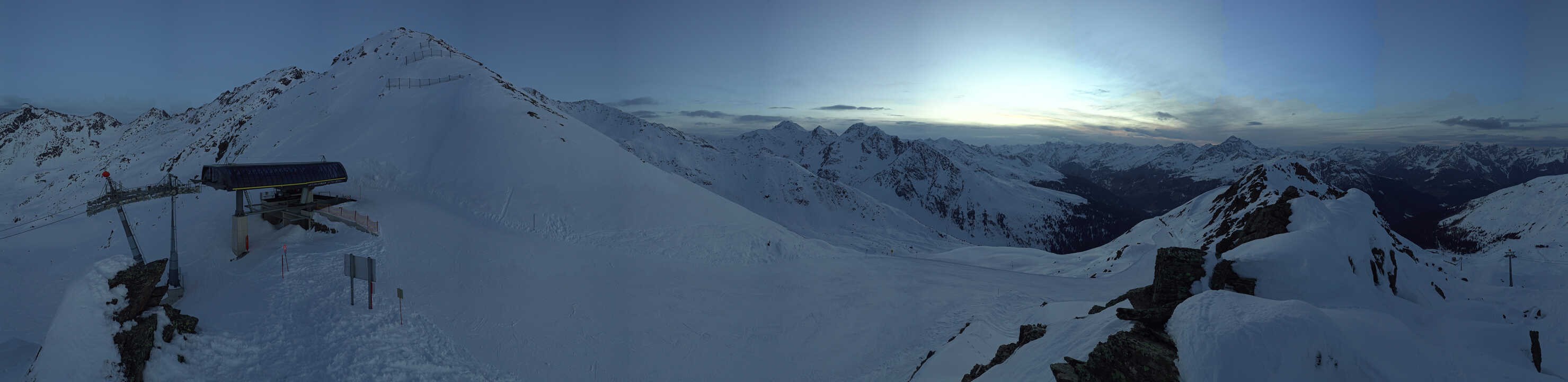 Archiv Foto Webcam See in Tirol - Panorama Furglerblick-Bergstation