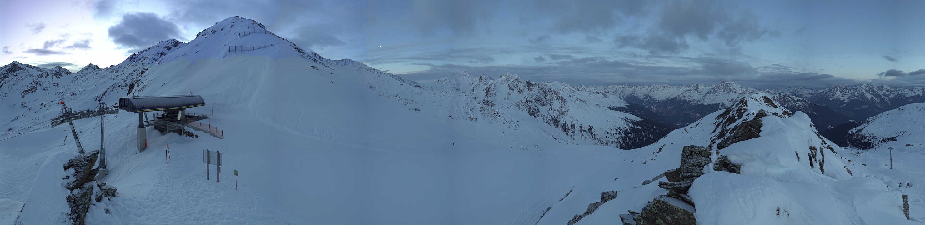 Archiv Foto Webcam See in Tirol - Panorama Furglerblick-Bergstation