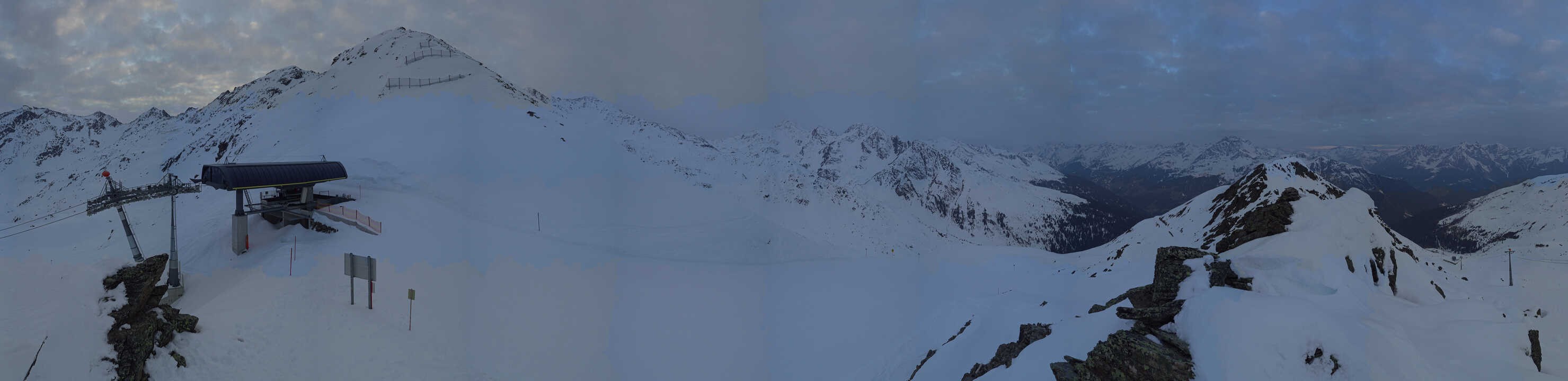 Archiv Foto Webcam See in Tirol - Panorama Furglerblick-Bergstation