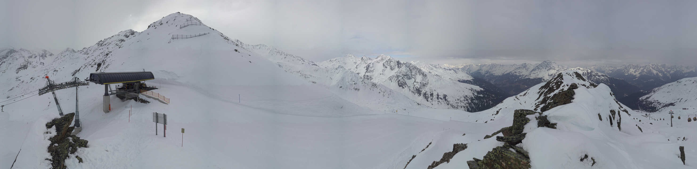 Archiv Foto Webcam See in Tirol - Panorama Furglerblick-Bergstation