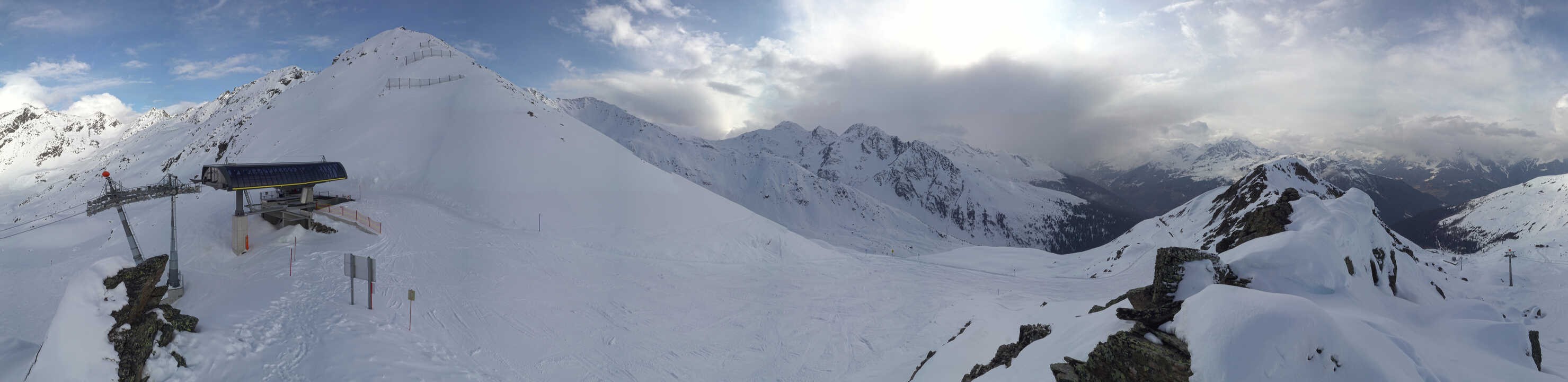 Archiv Foto Webcam See in Tirol - Panorama Furglerblick-Bergstation