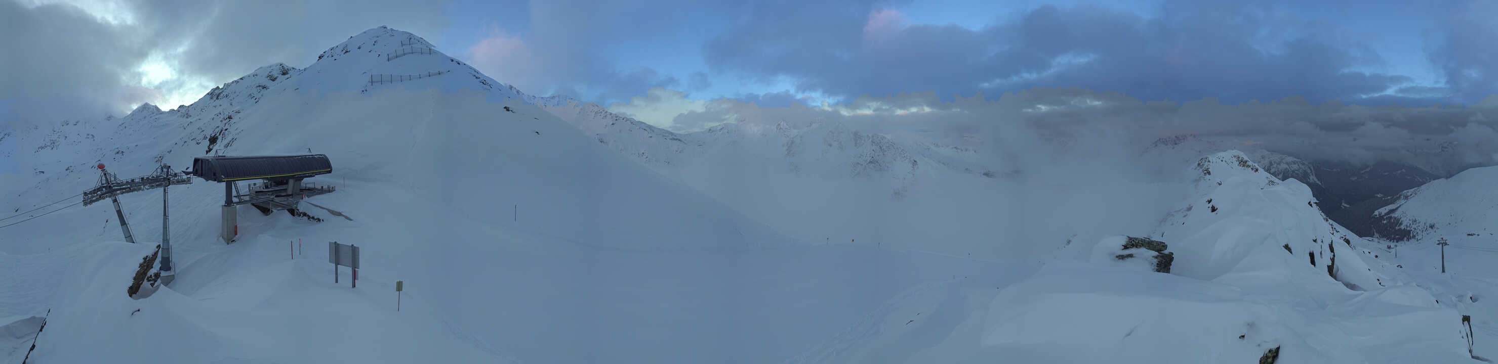 Archiv Foto Webcam See in Tirol - Panorama Furglerblick-Bergstation