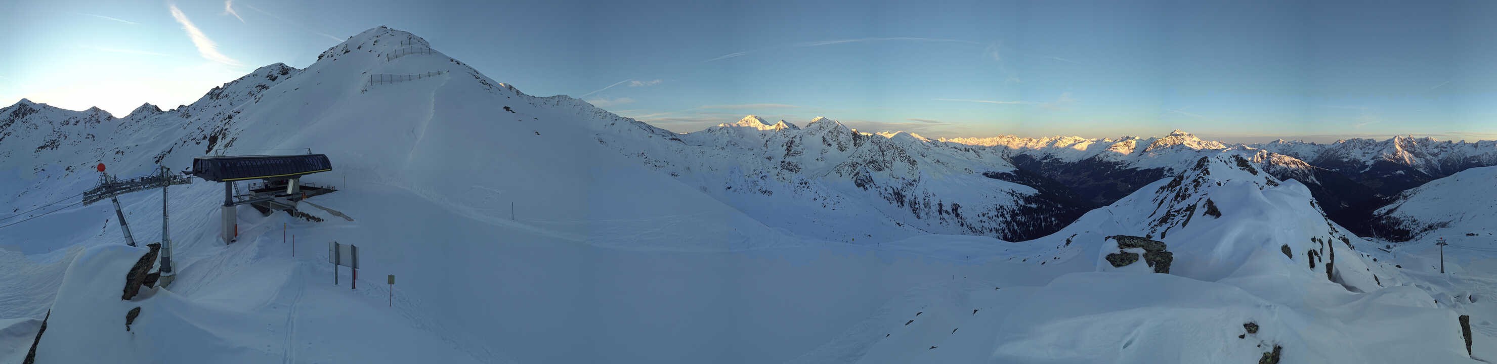 Archiv Foto Webcam See in Tirol - Panorama Furglerblick-Bergstation