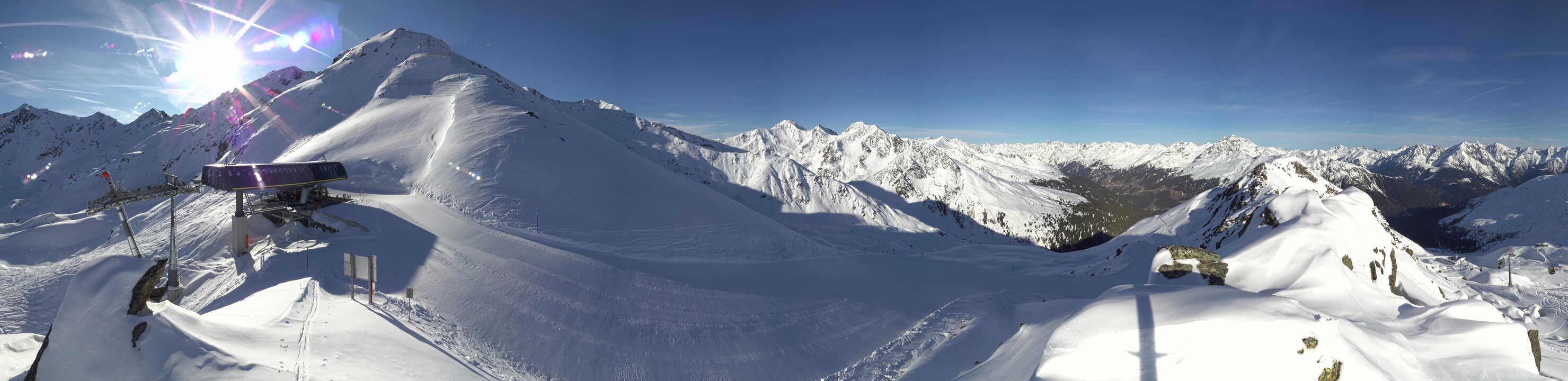 Archiv Foto Webcam See in Tirol - Panorama Furglerblick-Bergstation