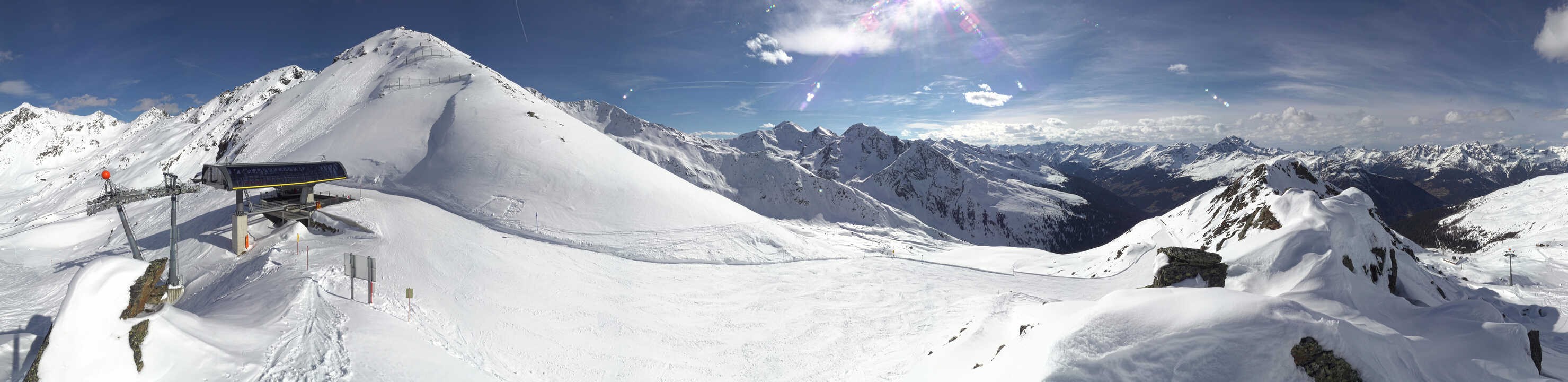 Archiv Foto Webcam See in Tirol - Panorama Furglerblick-Bergstation