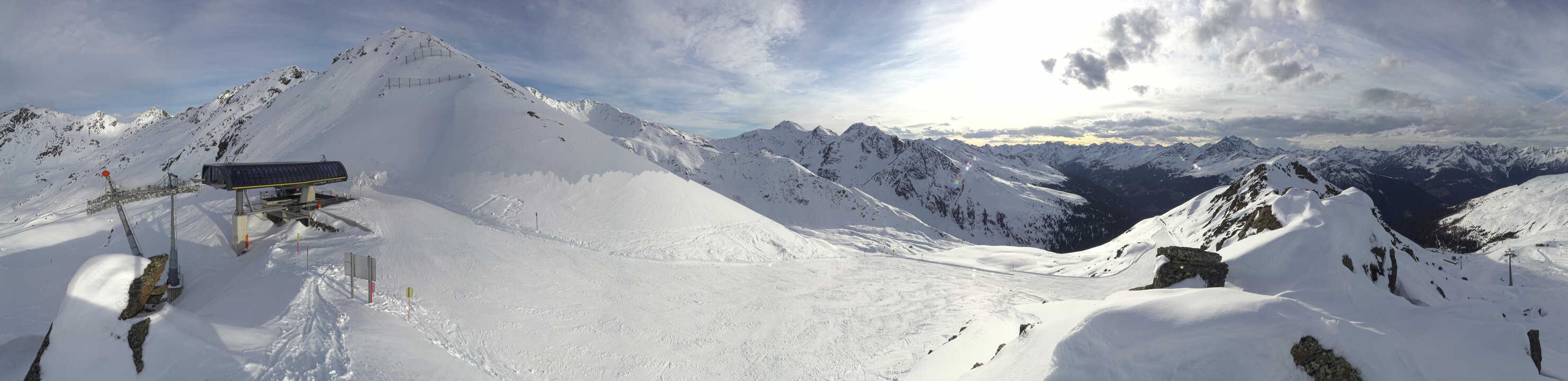 Archiv Foto Webcam See in Tirol - Panorama Furglerblick-Bergstation
