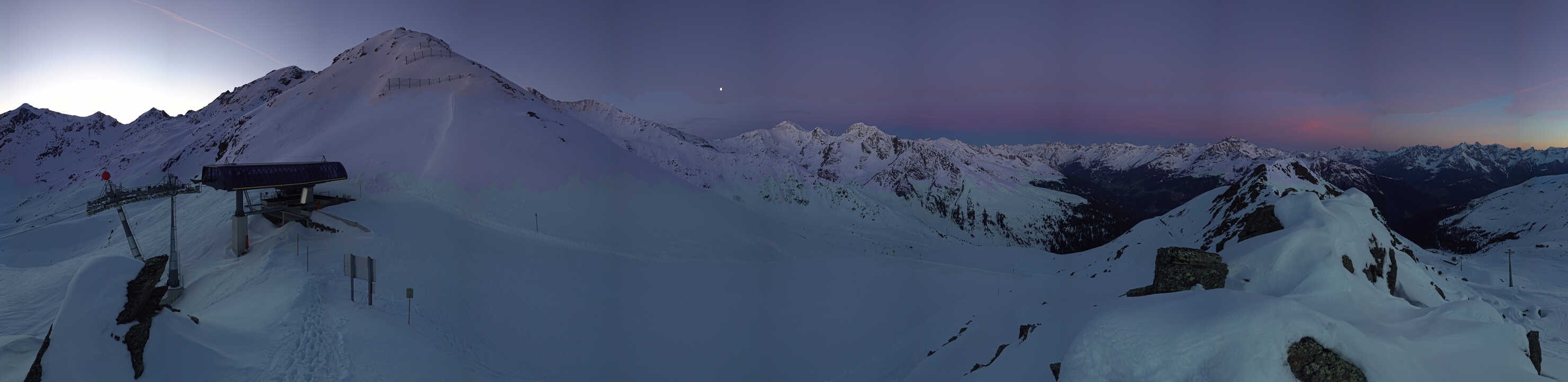 Archiv Foto Webcam See in Tirol - Panorama Furglerblick-Bergstation