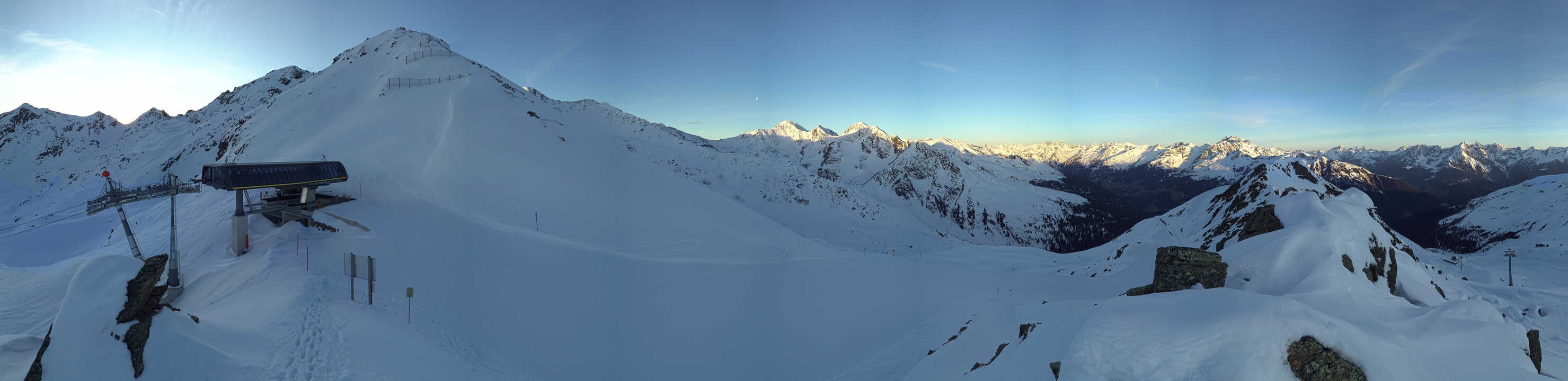 Archiv Foto Webcam See in Tirol - Panorama Furglerblick-Bergstation