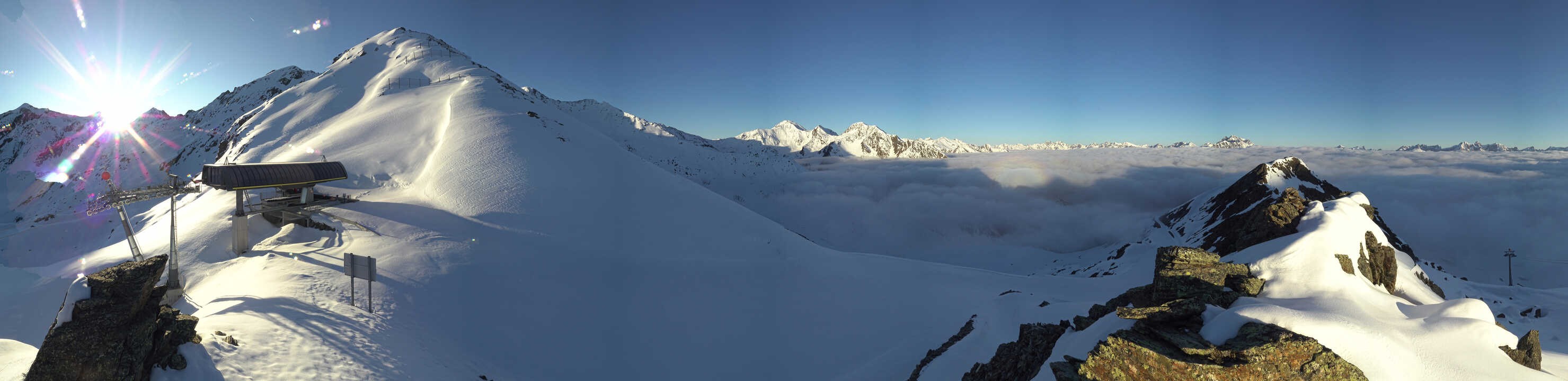 Archiv Foto Webcam See in Tirol - Panorama Furglerblick-Bergstation