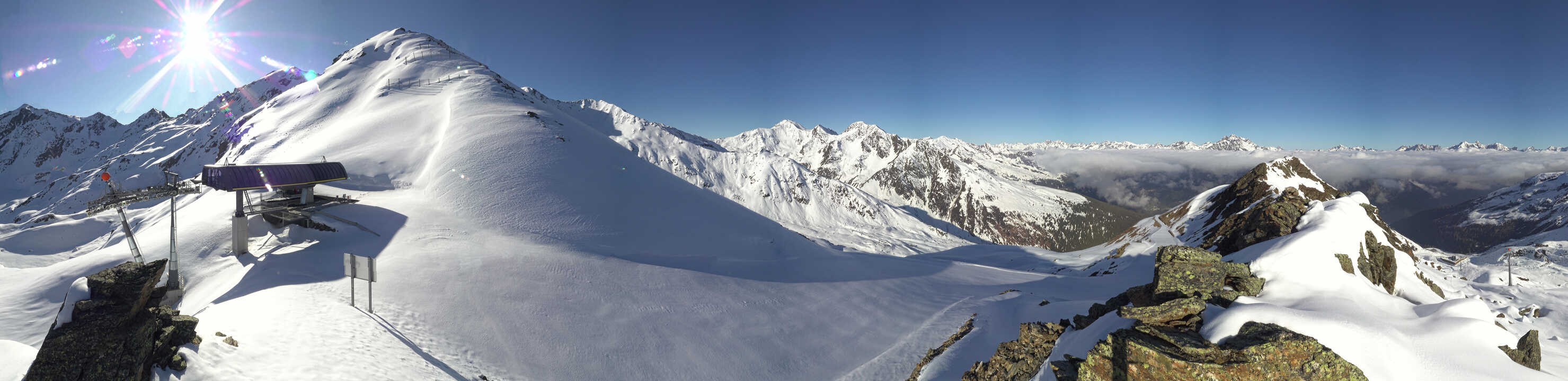 Archiv Foto Webcam See in Tirol - Panorama Furglerblick-Bergstation
