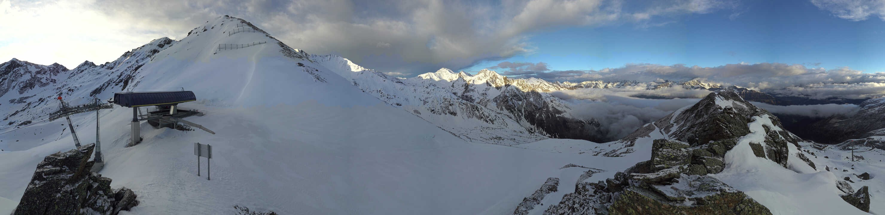 Archiv Foto Webcam See in Tirol - Panorama Furglerblick-Bergstation