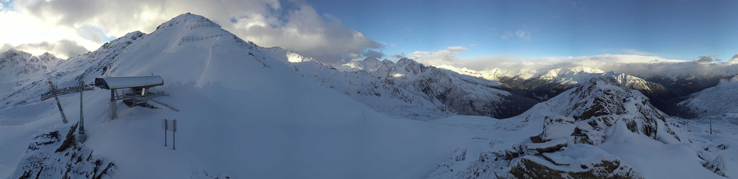 Archiv Foto Webcam See in Tirol - Panorama Furglerblick-Bergstation