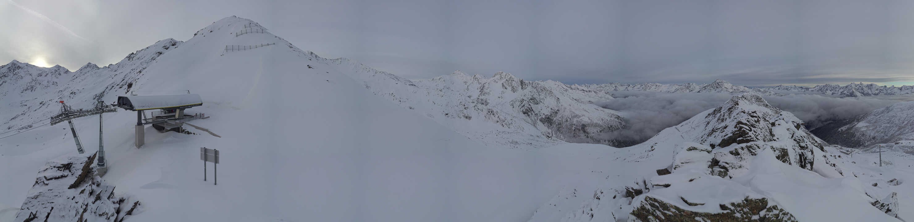 Archiv Foto Webcam See in Tirol - Panorama Furglerblick-Bergstation