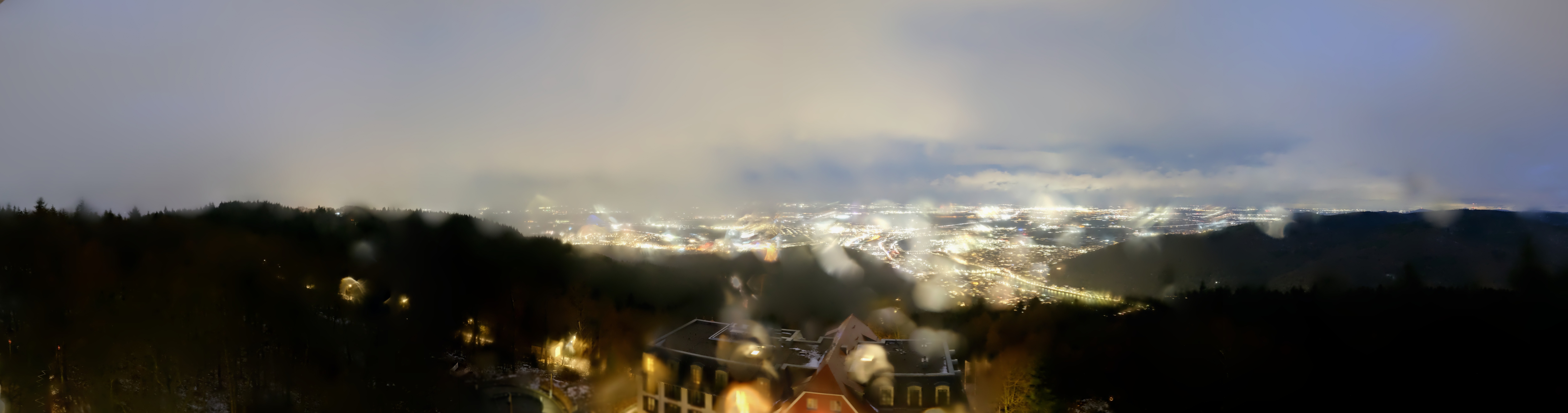 Archiv Foto Webcam Heidelberg - Panorama vom Berggasthof Königstuhl