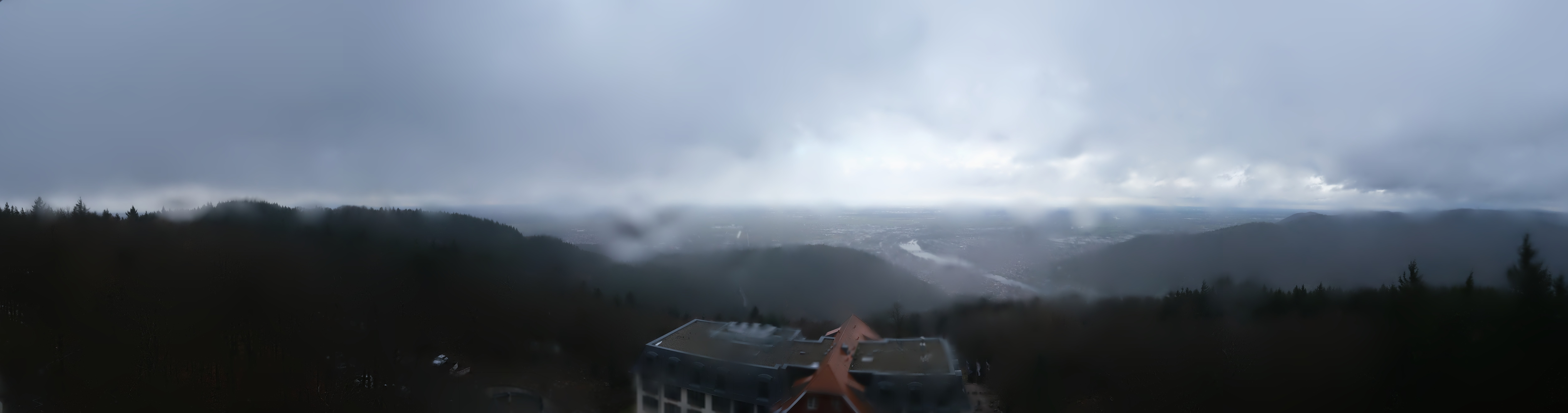 Archiv Foto Webcam Heidelberg - Panorama vom Berggasthof Königstuhl