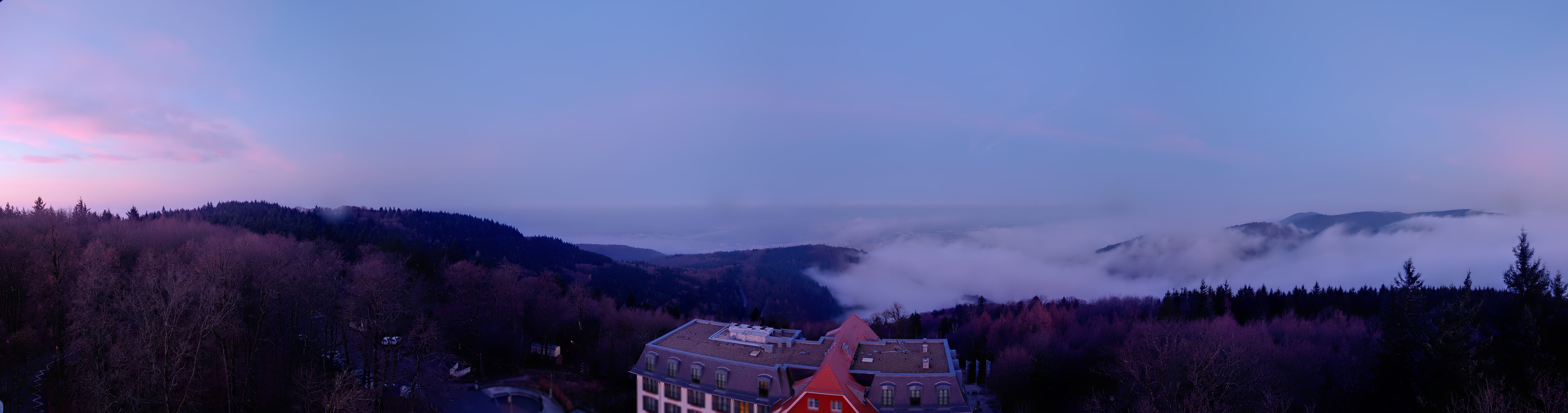 Archived image Webcam Heidelberg - View from Hotel Königstuhl