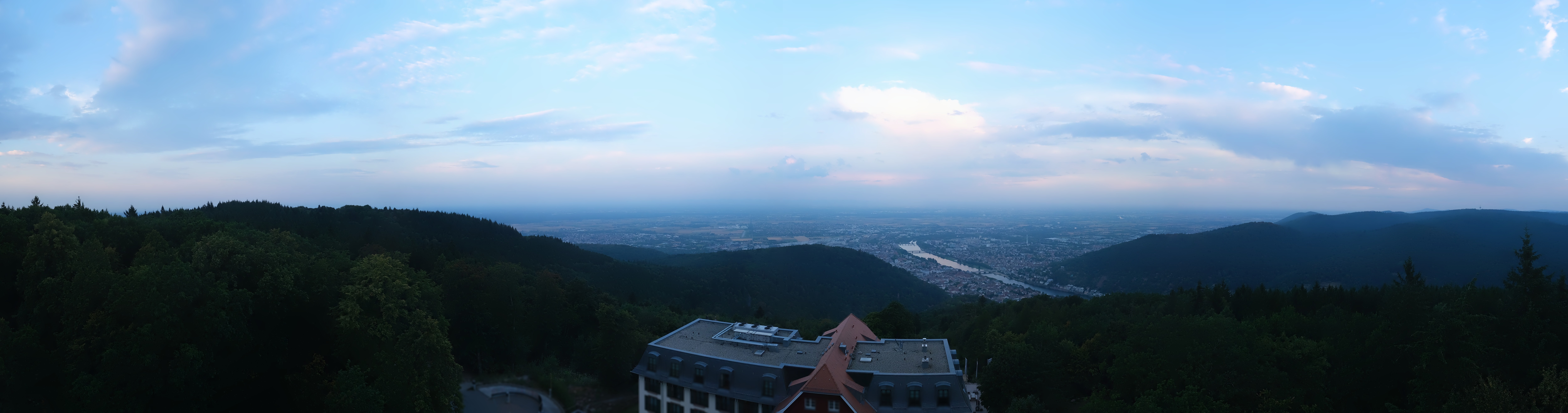 Archiv Foto Webcam Heidelberg - Panorama vom Berggasthof Königstuhl