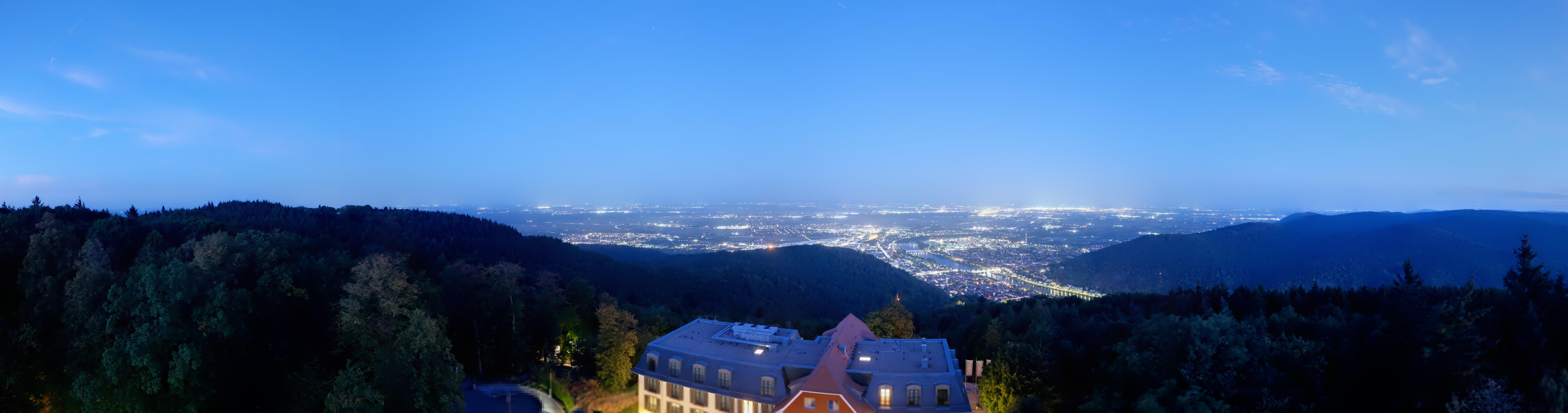 Archiv Foto Webcam Heidelberg - Panorama vom Berggasthof Königstuhl