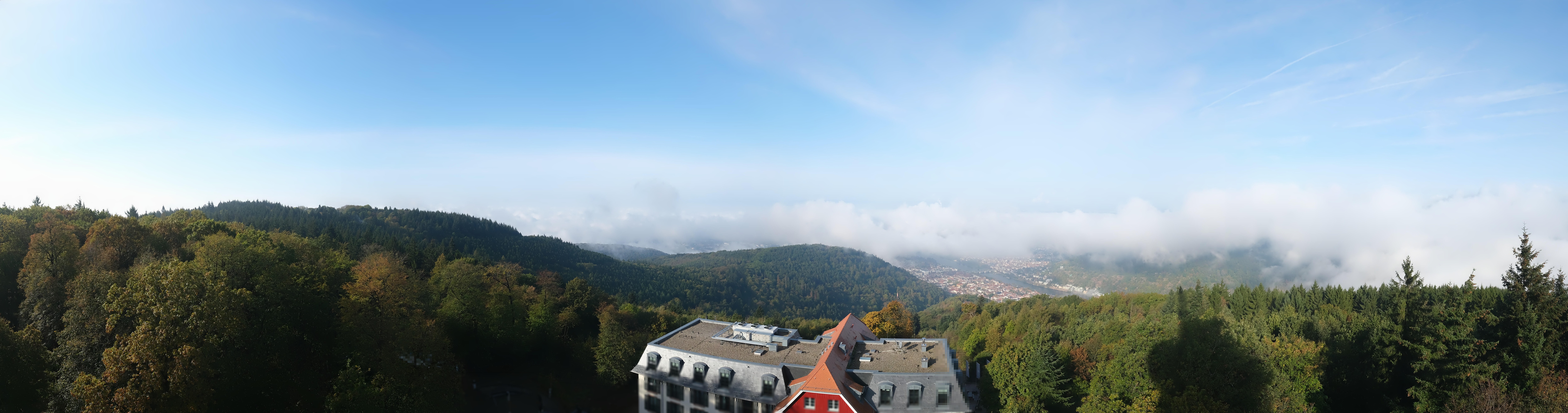 Archived image Webcam Heidelberg - View from Hotel Königstuhl