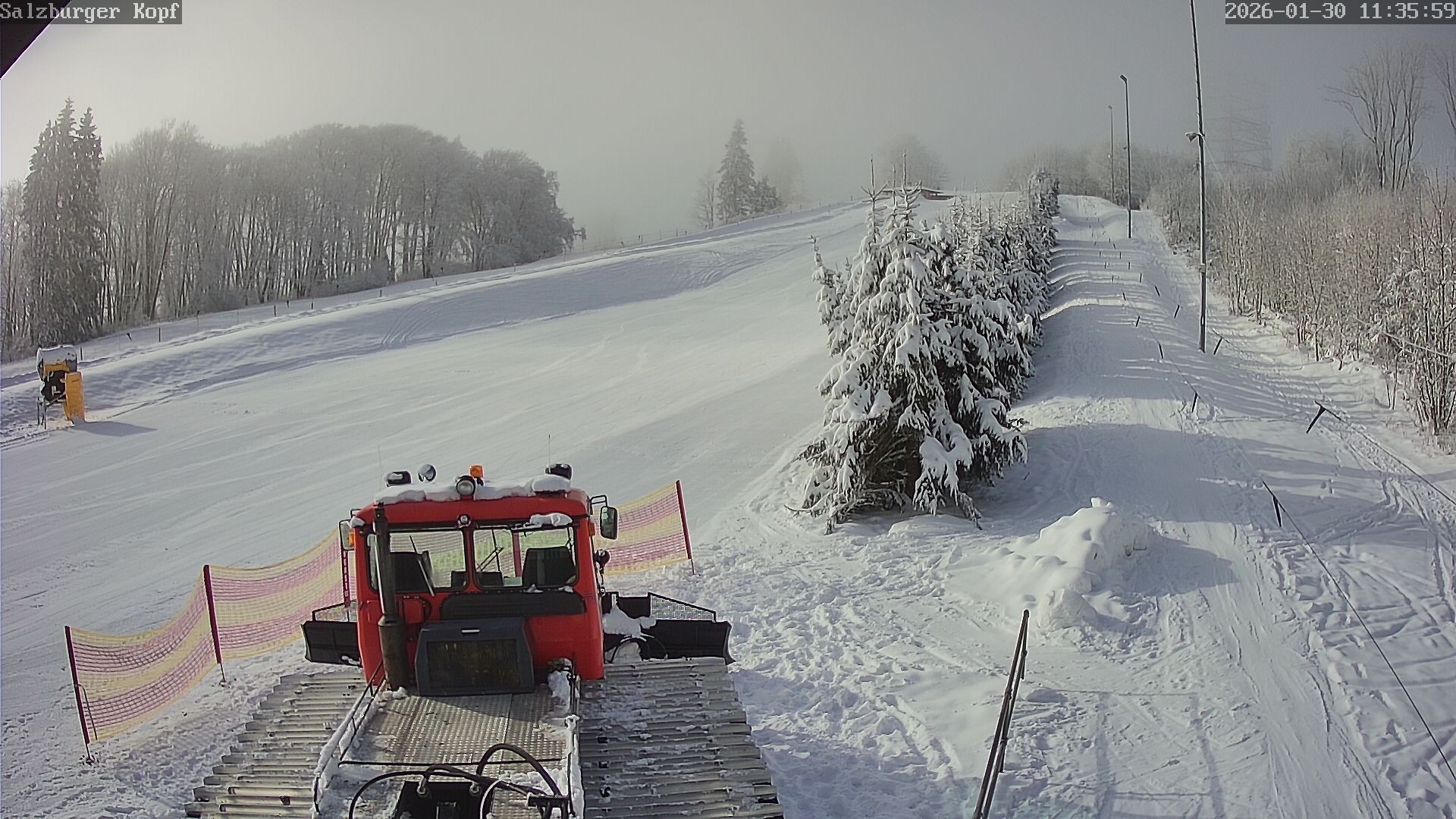 Archived image Webcam Salzburger Kopf - Ski lifts