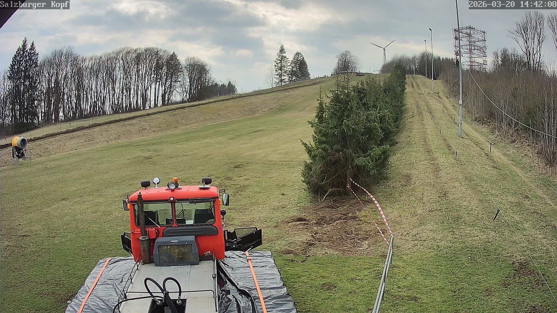 Archived image Webcam Salzburger Kopf - Ski lifts