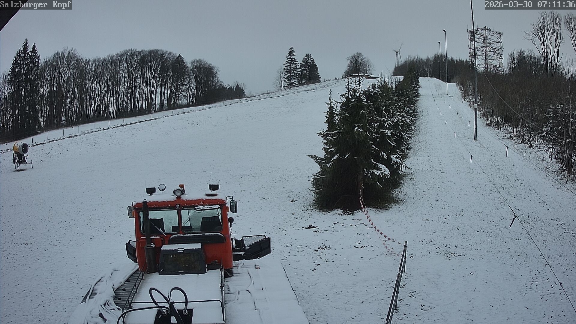 Archiv Foto Webcam Salzburger Kopf: Skipiste